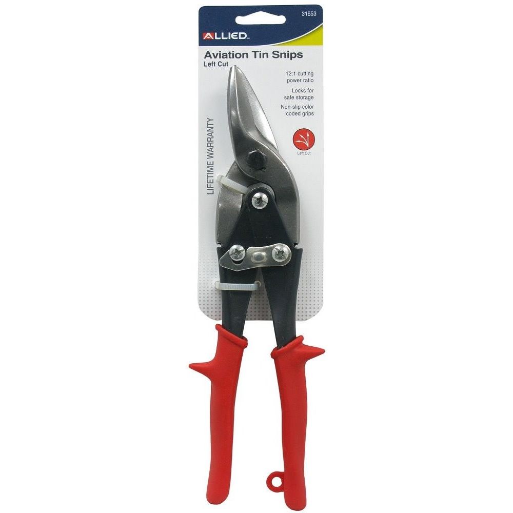 Allied Int 31653 Aviation Tin Snips - Left Cut Allied Int 31653 Aviation Tin Snips - Left Cut