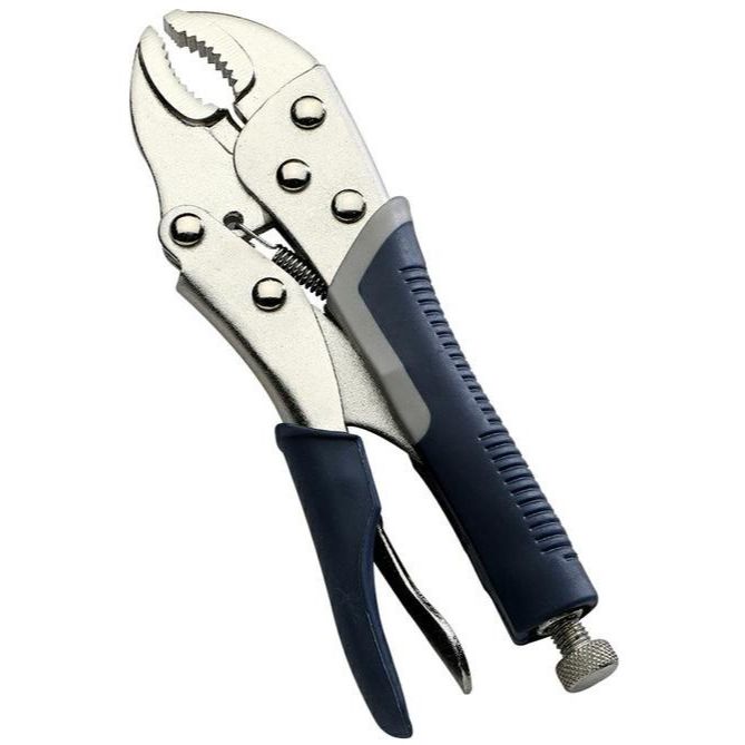 Allied Int 90540  7" Lock Grip Curved Jaw Pliers with Cutter