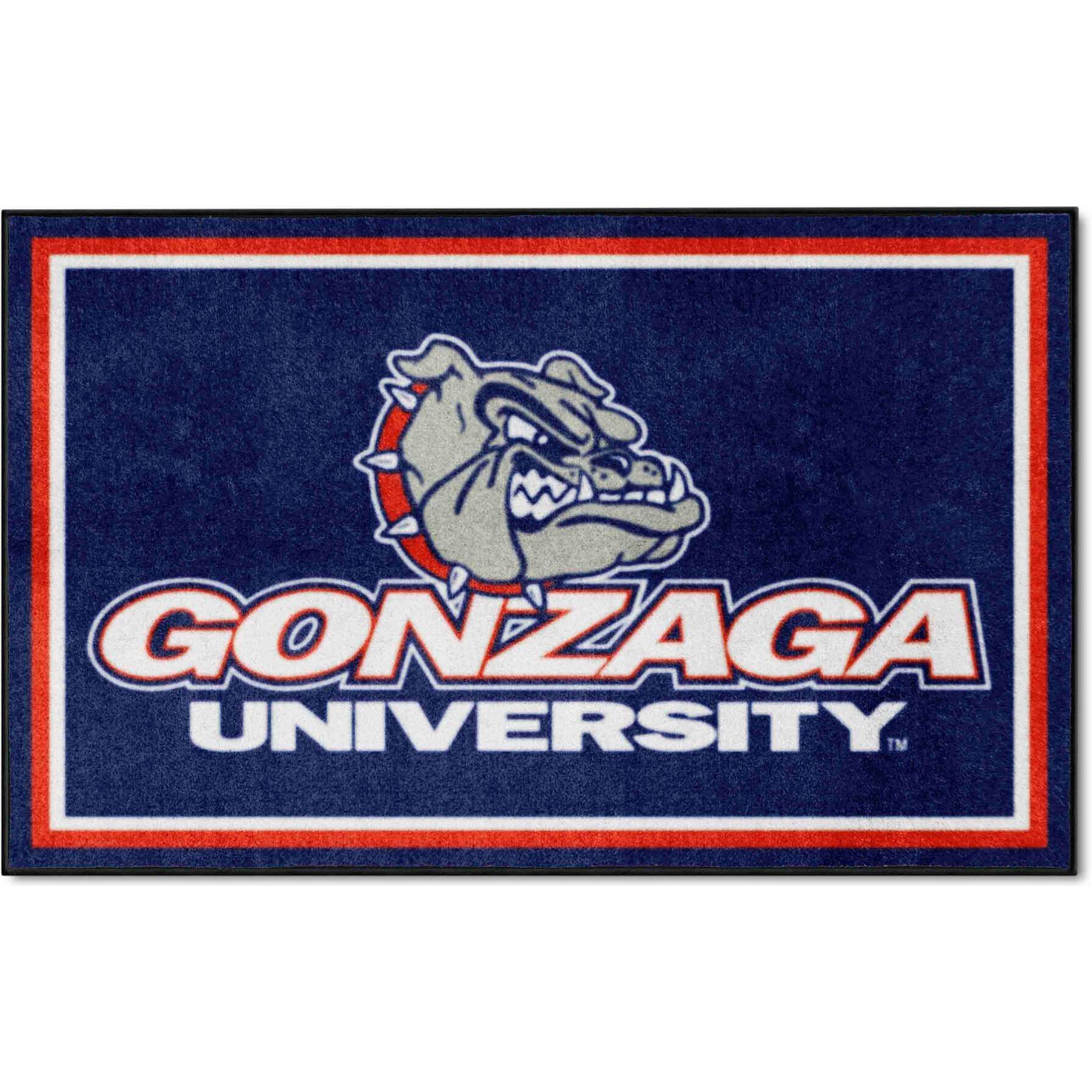 Fanmats 6791  Gonzaga University Bulldogs 4ft. x 6ft. Plush Area Rug