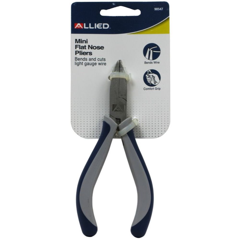 Allied Int 90547 5" Mini Flat Nose Pliers Allied Int 90547 5" Mini Flat Nose Pliers