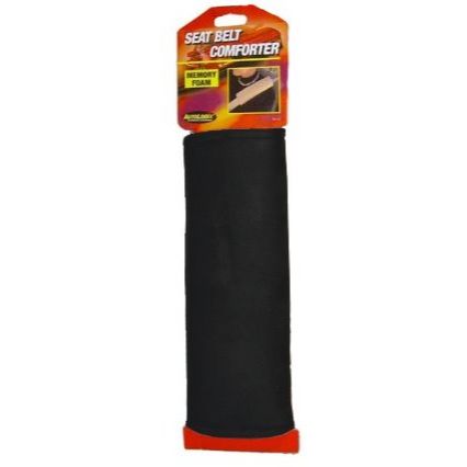 AutoLogix 54-1214  Memory Foam Seat Belt Comforter - Black