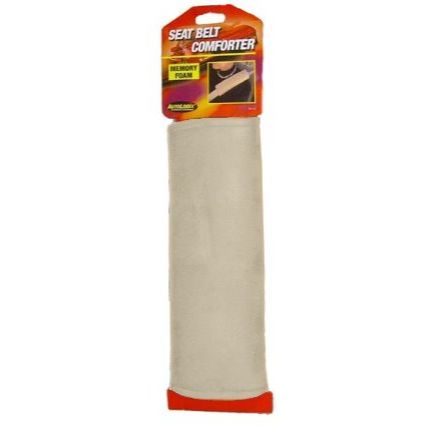 AutoLogix 54-1216  Memory Foam Seat Belt Comforter - Tan