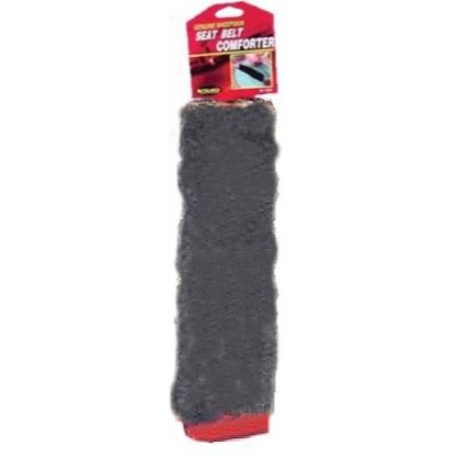 AutoLogix 54-1297  Genuine Sheepskin Seat Belt Comforter - Gray