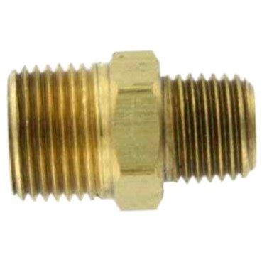 Amflo 346 3/8" MNPT x 1/4" MNPT Brass Pipe Coupling Amflo 346 3/8" MNPT x 1/4" MNPT Brass Pipe Coupling