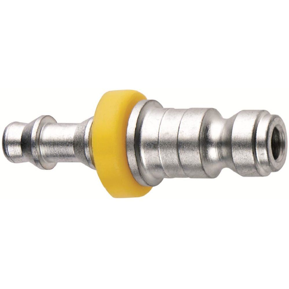 Amflo  CP1-42L  1/4" T Automotive Design x 1/4" I.D. Locking Barb Steel Plug