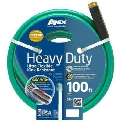Apex 8509-100 5/8" x 100' Heavy Duty Garden Hose Apex 8509-100 5/8" x 100' Heavy Duty Garden Hose