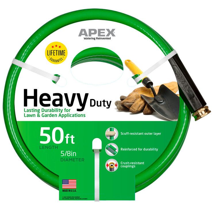 APEX 8509-50 5/8-Inch x 50-Foot Heavy Duty Garden Hose APEX 8509-50 5/8-Inch x 50-Foot Heavy Duty Garden Hose