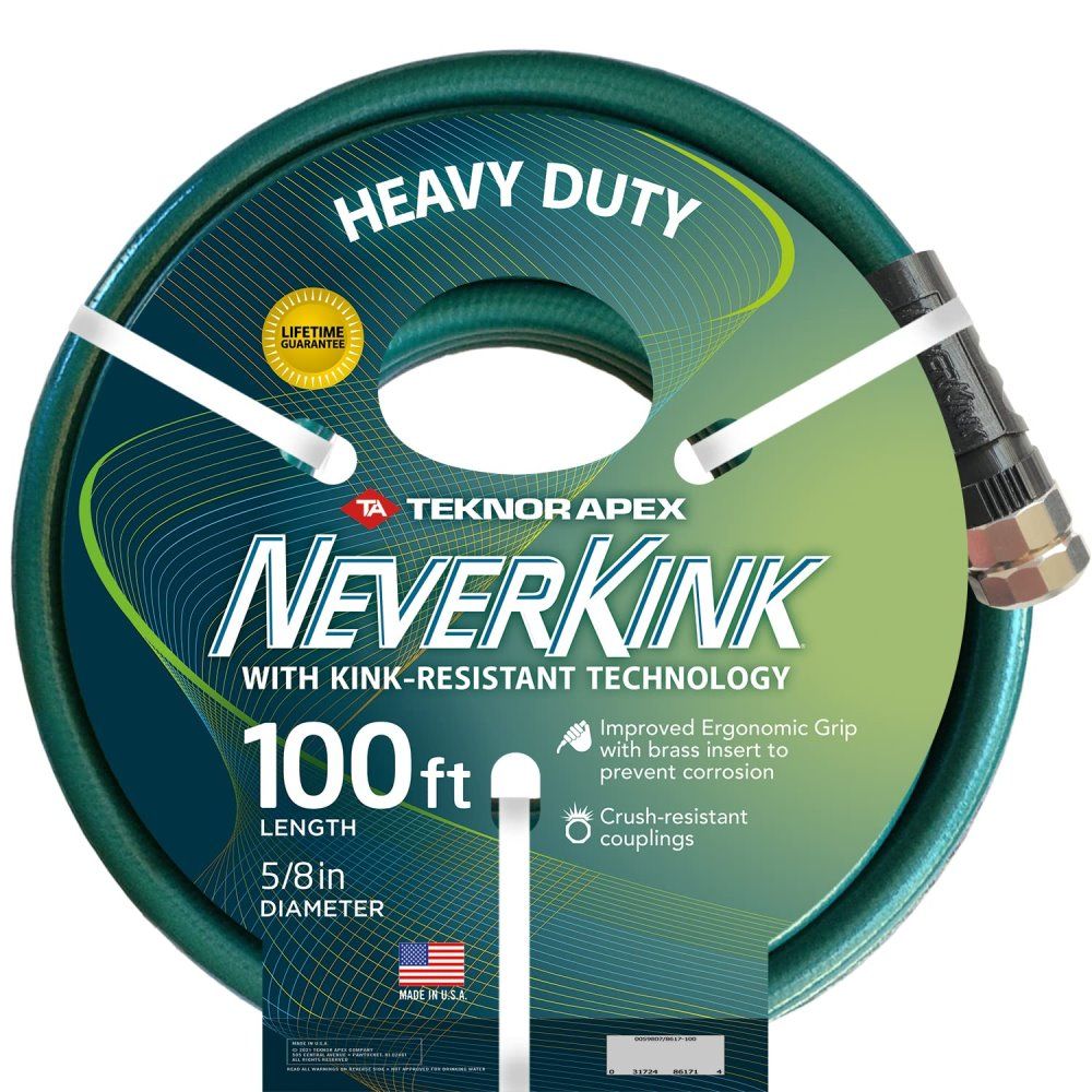APEX 8617-100  5/8" x 100' Heavy Duty Neverkink Ultra Flex Water Hose