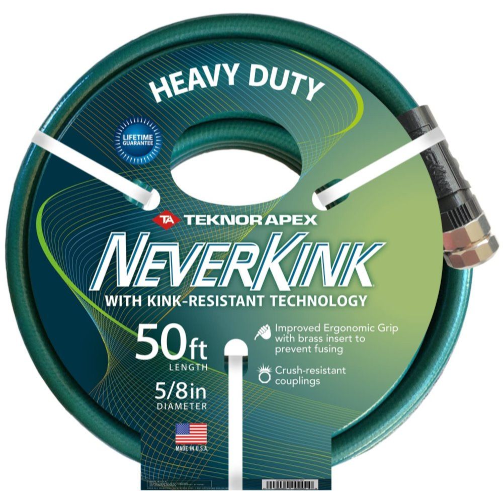 APEX 8617-50  5/8" x 50' Heavy Duty Neverkink Ultra Flex Water Hose
