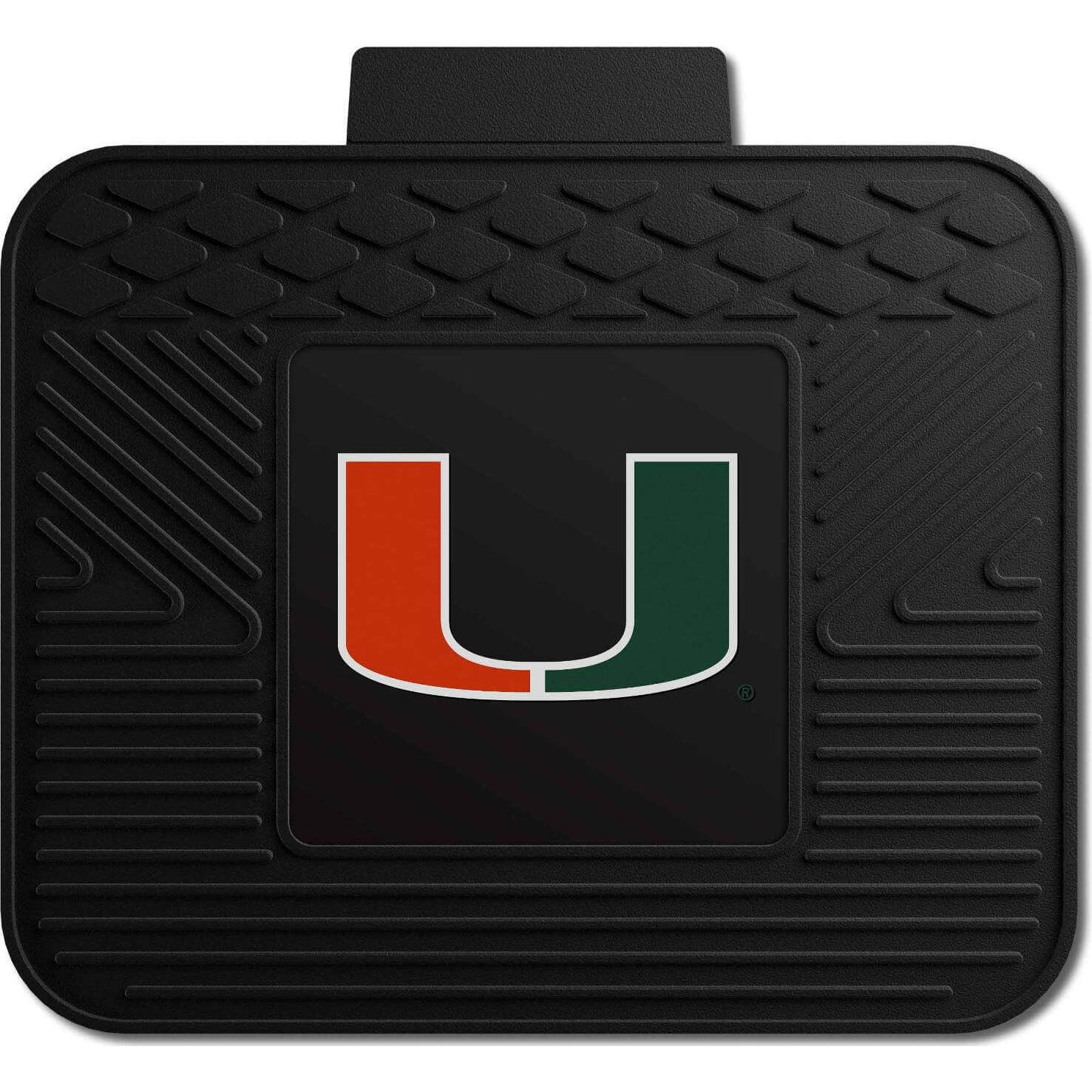Fanmats 10077 UM - Miami Hurricanes 14" x 17" Back Seat Car Utility Mat (1 each) Fanmats 10077 UM - Miami Hurricanes 14" x 17" Back Seat Car Utility Mat (1 each)