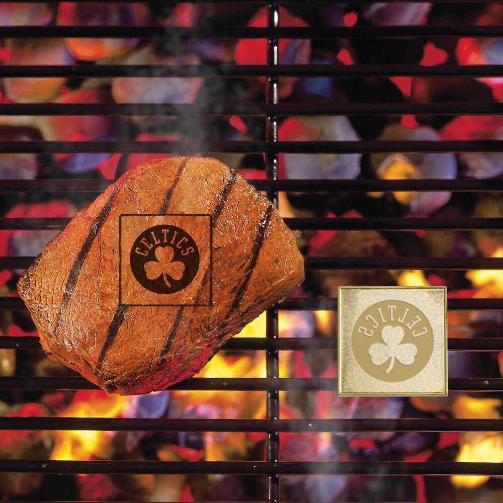 Fanmats 10154  NBA - Boston Celtics Fan Brand Barbecue Logo Branding Iron