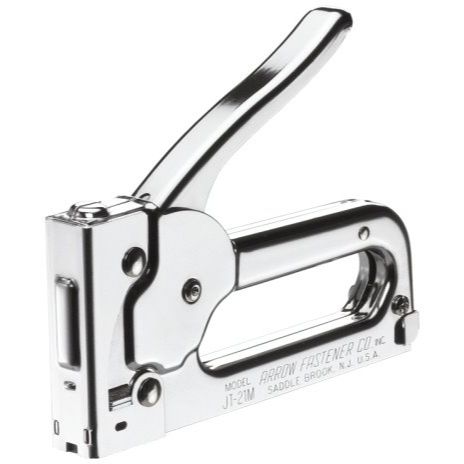 Arrow Fastener JT21CM Chrome Household Staple Gun Tacker Arrow Fastener JT21CM Chrome Household Staple Gun Tacker