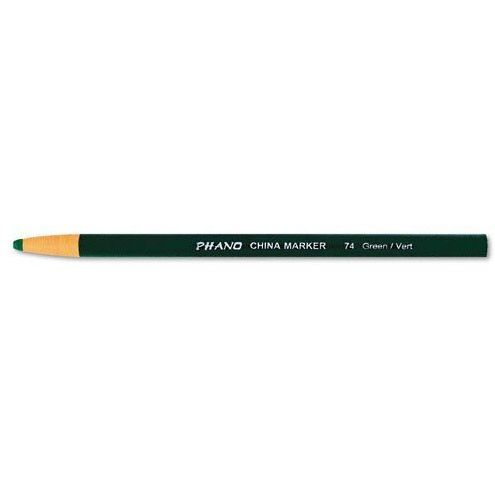Dixon 00074  Phano Peel-Off China Marker - Green - 12 per Package