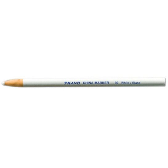 Dixon 00092  Phano Peel-Off China Marker - White - 12 per Package