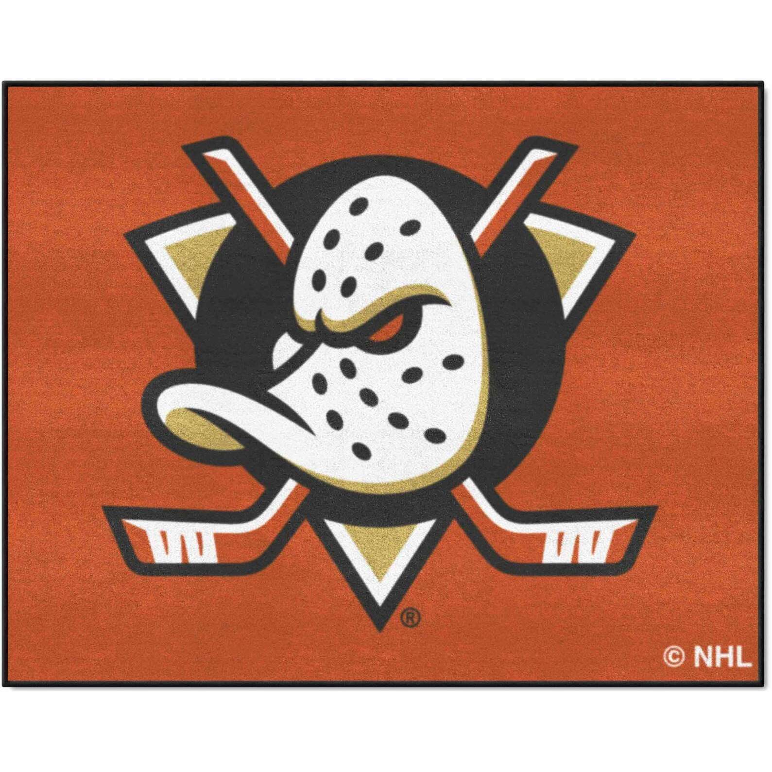 Fanmats 10624 Anaheim Ducks 33.75" x 42.5" All-Star Series Mat Accent Rug Fanmats 10624 Anaheim Ducks 33.75" x 42.5" All-Star Series Mat Accent Rug