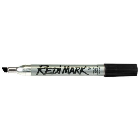 Dixon 87170  RediMark Metal Barrel Chisel Tip Marker - Black - 12 per Package
