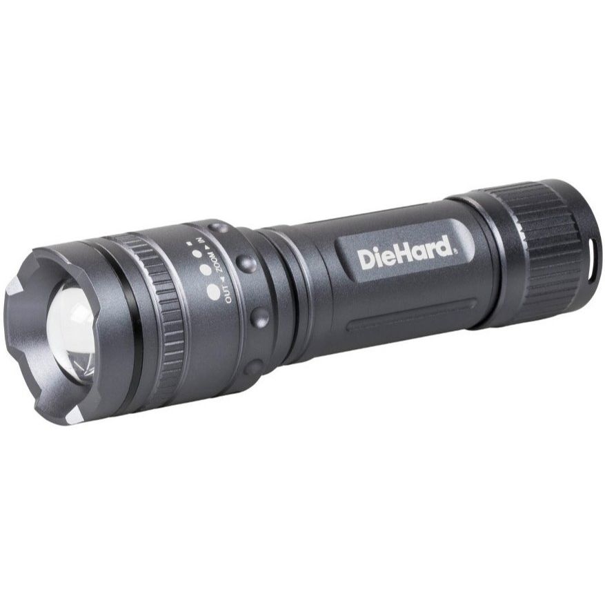 DieHard 41-6121 Twist Focus 600 Lumen 6AAA LED Flashlight DieHard 41-6121 Twist Focus 600 Lumen 6AAA LED Flashlight