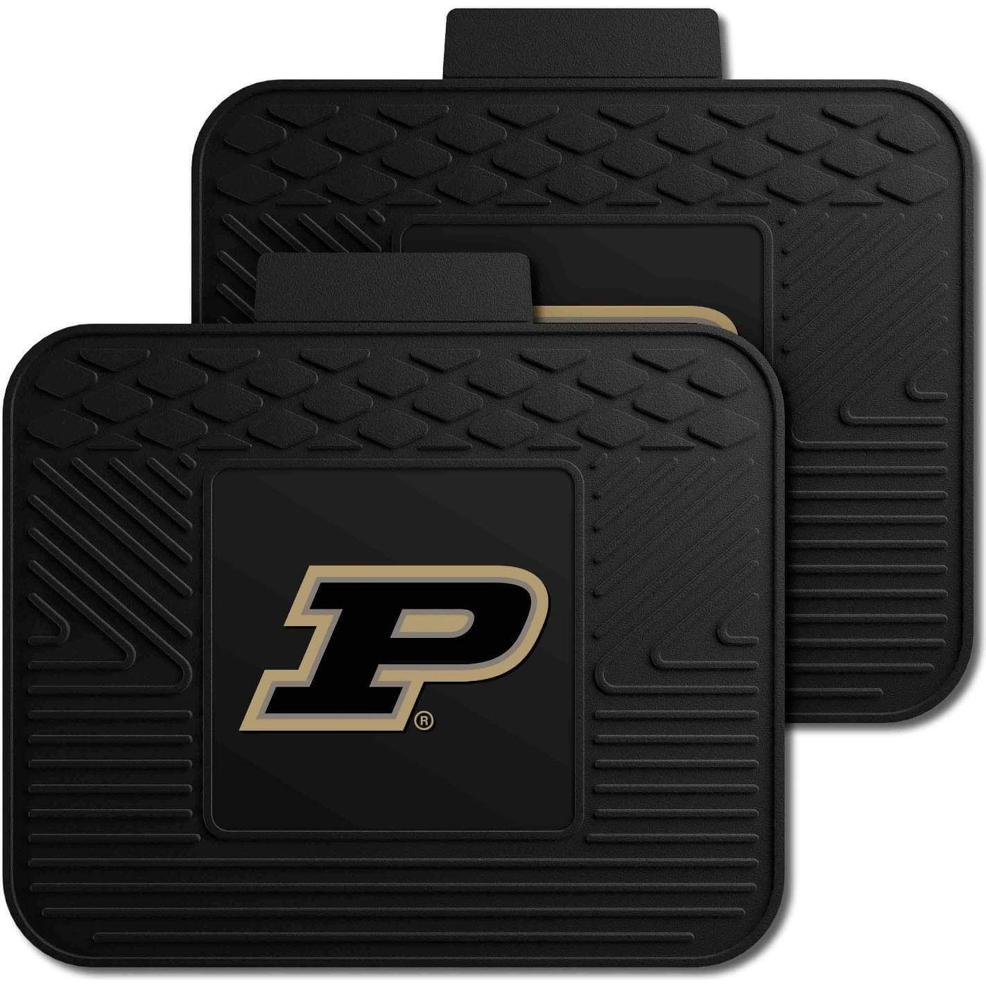 Fanmats 12269 PU - Purdue Boilermakers 14" x 17" Back Seat Car Utility Mats - 2 Piece Set Fanmats 12269 PU - Purdue Boilermakers 14" x 17" Back Seat Car Utility Mats - 2 Piece Set