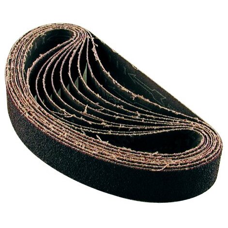Makita 742302-5  1-1/8" x 21" Abrasive Sanding Belts 60 Grit - 10 per Package