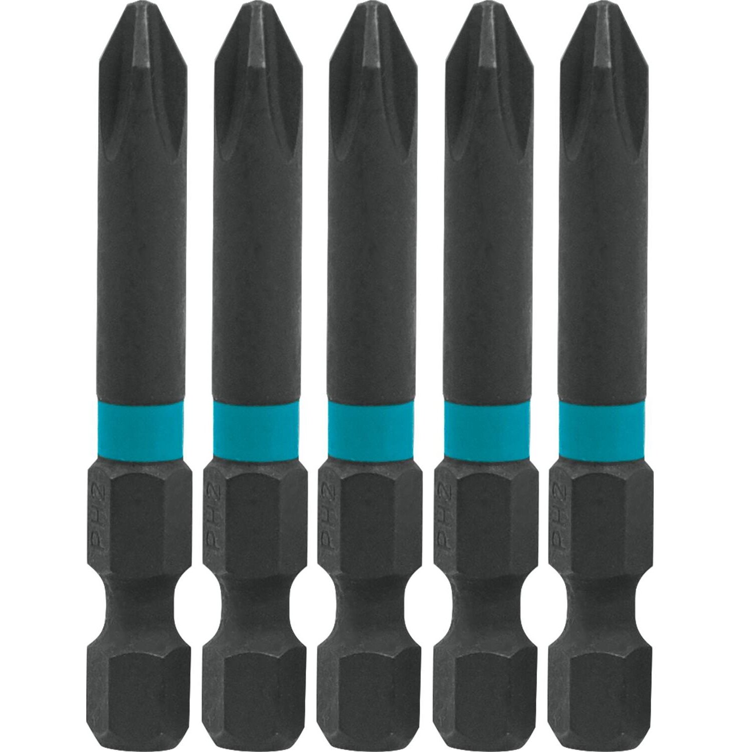 Makita A-96665 ImpactX #2 Phillips 2 inch Power Bit, 5 per package Makita A-96665 ImpactX #2 Phillips 2 inch Power Bit, 5 per package