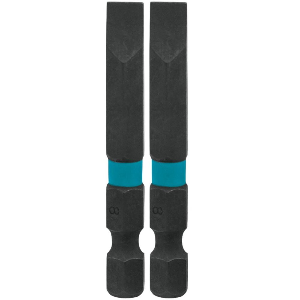 Makita A-96796 ImpactX #8 Slotted 2? Power Bit, 2 per package Makita A-96796 ImpactX #8 Slotted 2? Power Bit, 2 per package
