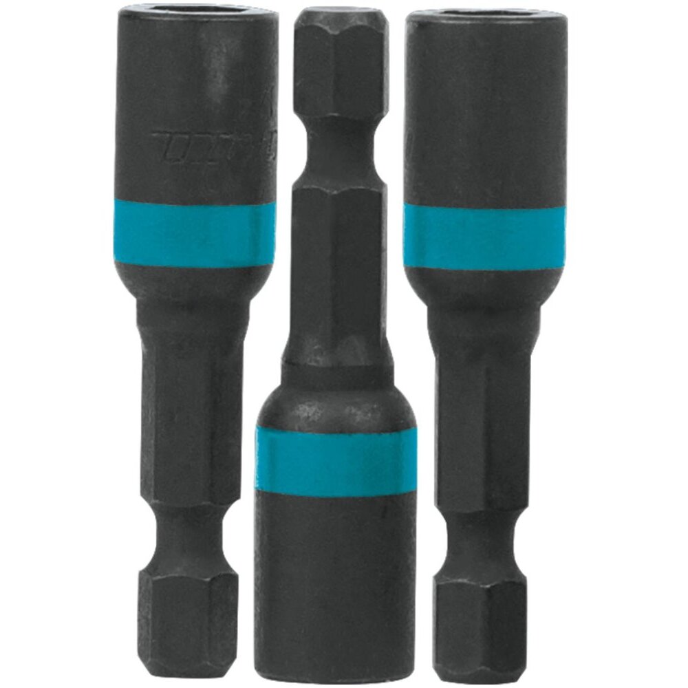Makita A-97645  ImpactX 1/4" x 1-3/4" Magnetic Nut Driver, 3 per package