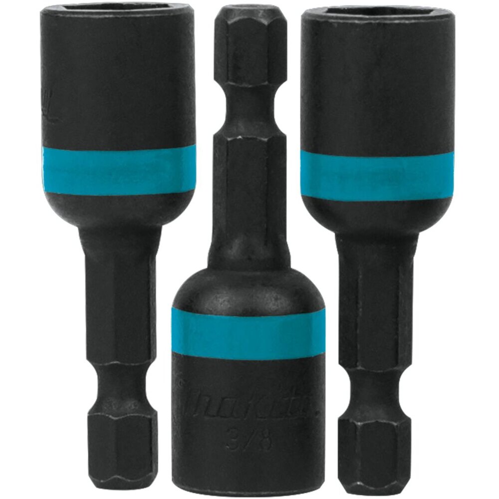 Makita A-97667 Impact 3/8" x 1-3/4" Magnetic Nut Driver, 3 per package Makita A-97667 Impact 3/8" x 1-3/4" Magnetic Nut Driver, 3 per package