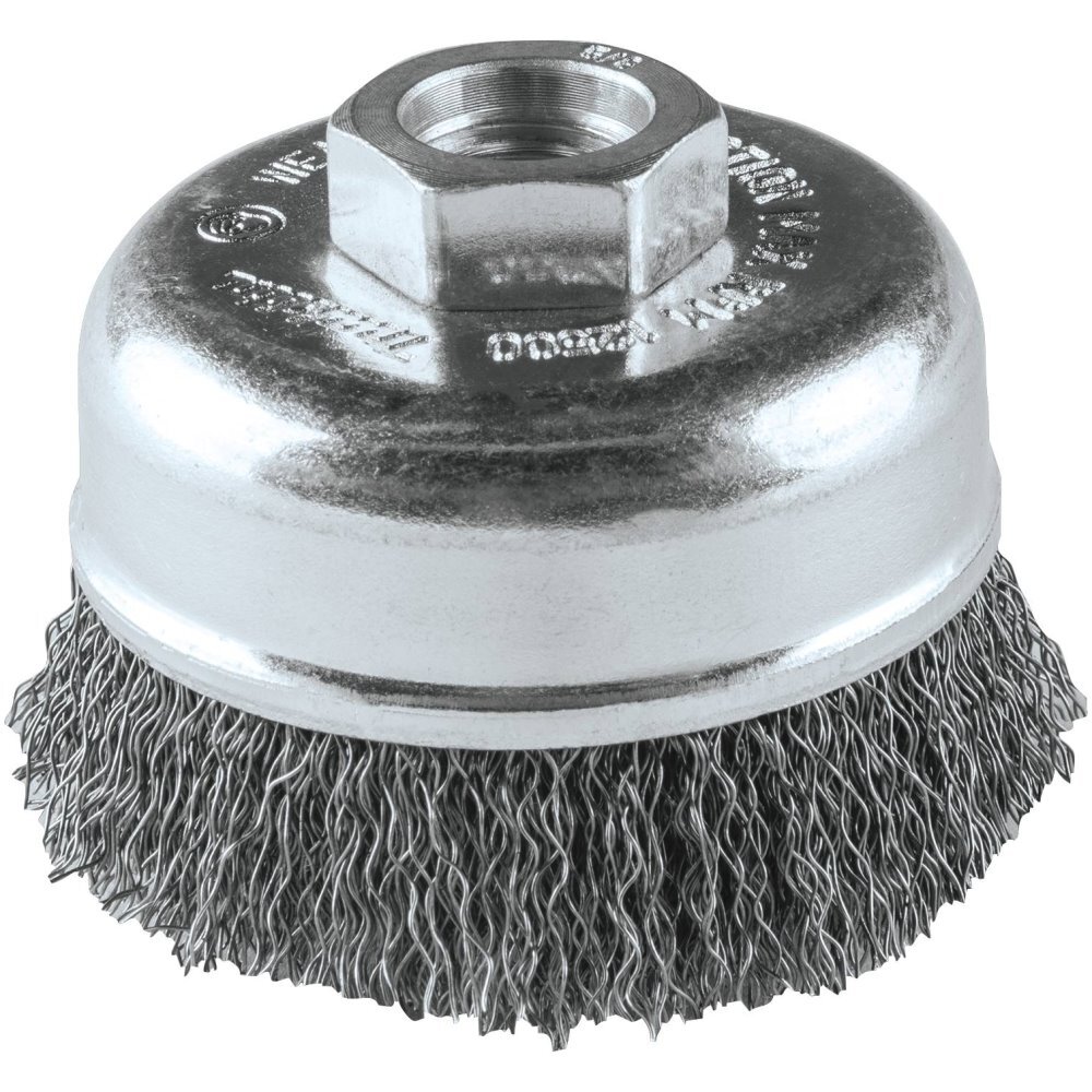 Makita A-98398 3" Crimped Wire Cup Brush, 5/8"-11 Makita A-98398 3" Crimped Wire Cup Brush, 5/8"-11