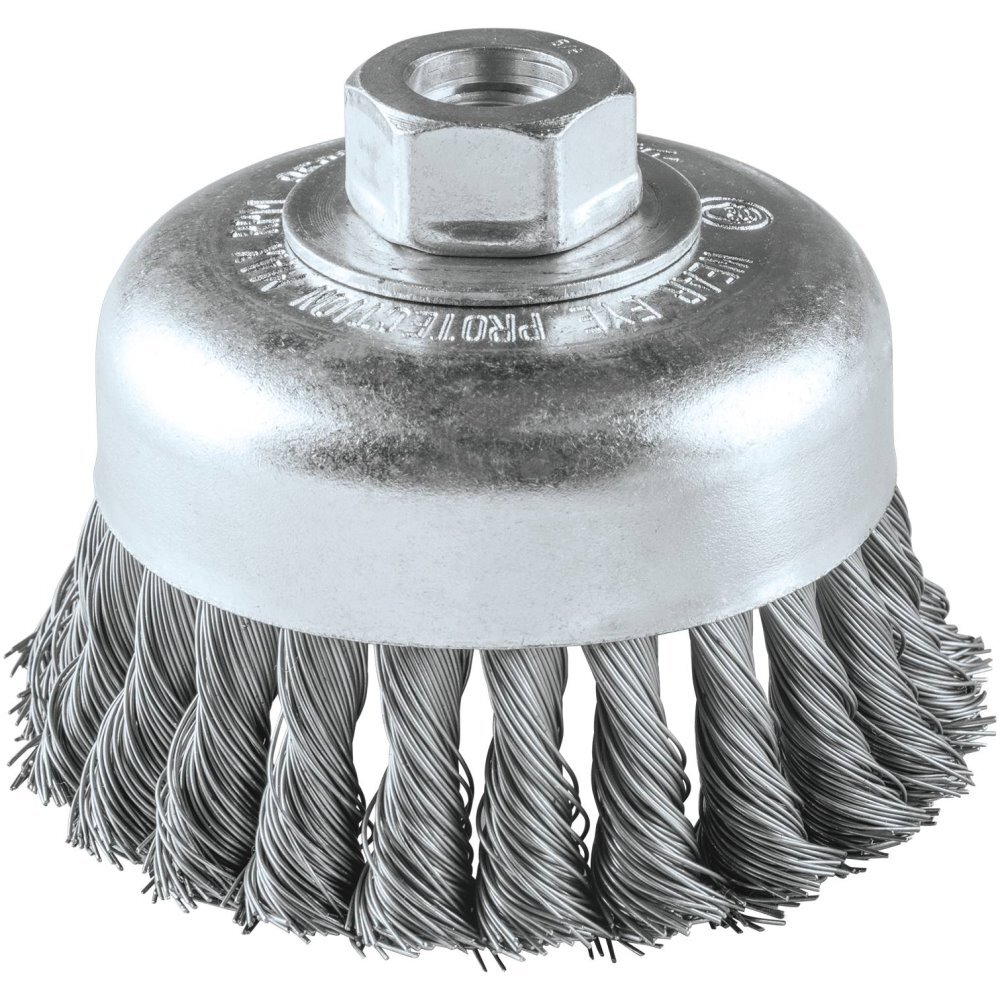 Makita A-98463  4" Knot Wire Cup Brush, 5/8"-11