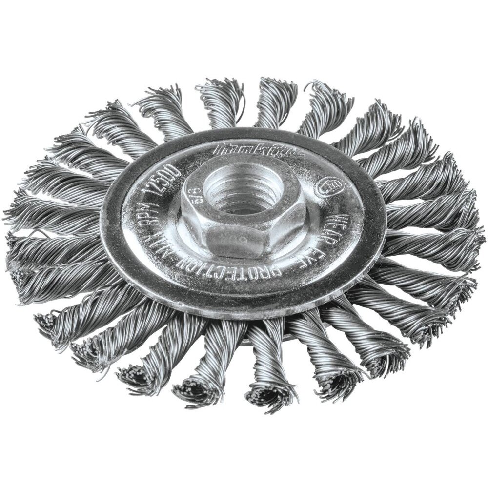 Makita A-98669  4" Knot Twist Wire Wheel, 5/8"-11