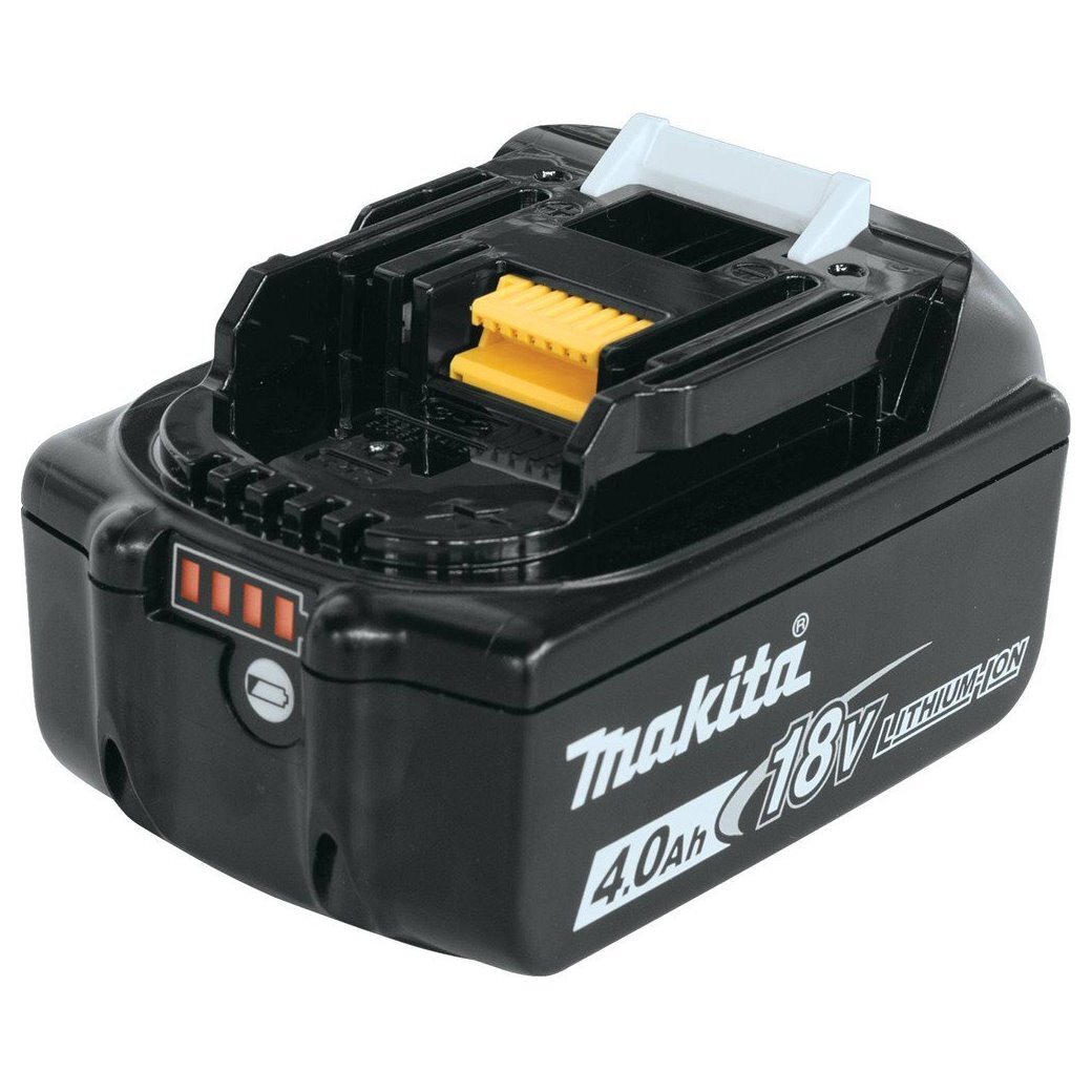 Makita BL1840B  18-Volt Compact Lithium-Ion Replacement Cordless Battery with L.E.D. Indicator - 4 Ah