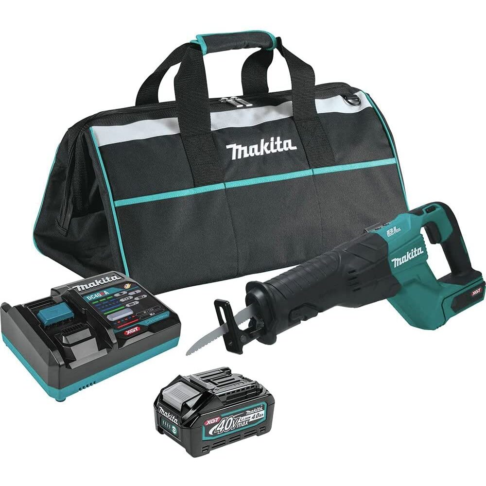 Makita GRJ01M1  40V max XGT Brushless Cordless Recipro Saw Kit, 4.0Ah