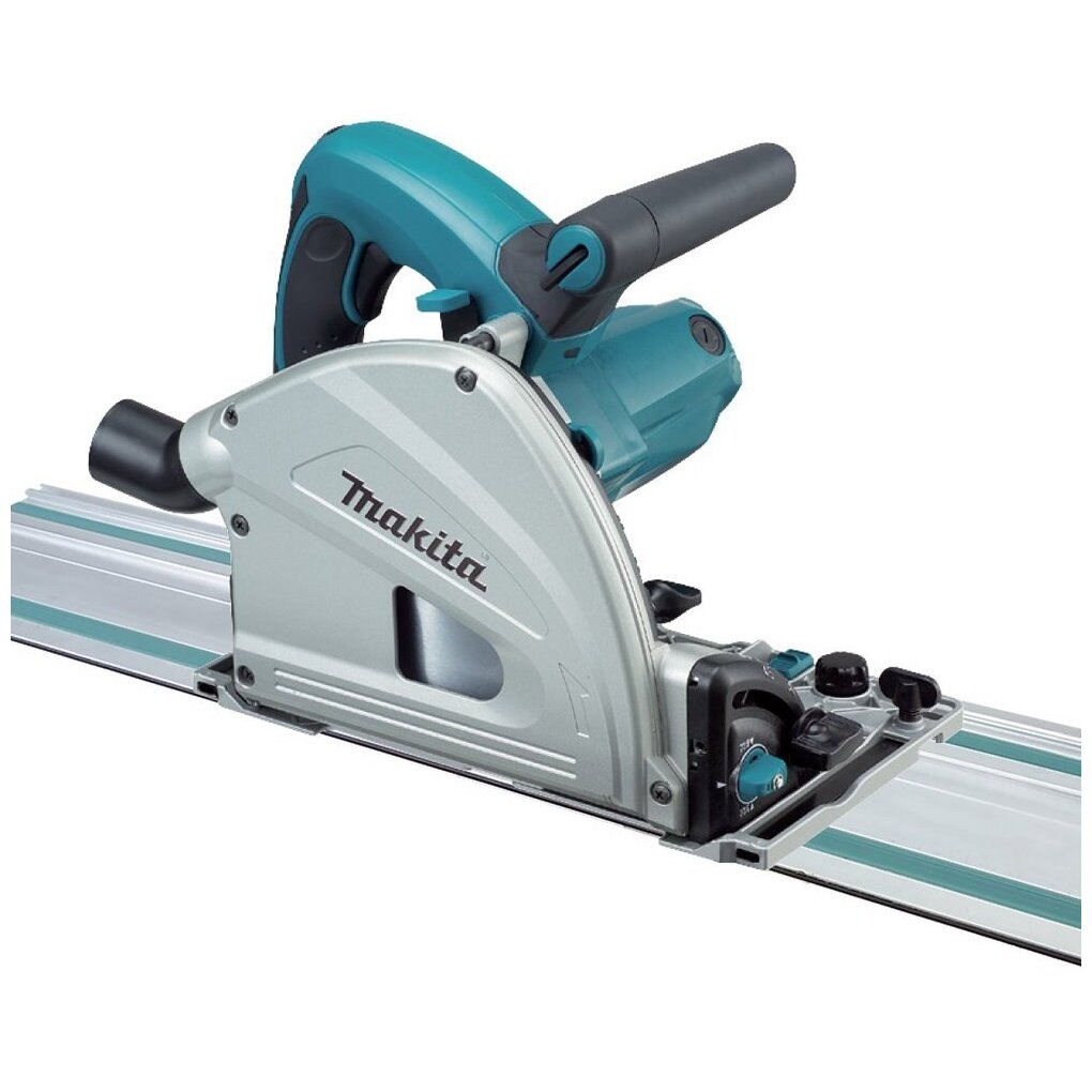 Makita SP6000J1  6-1/2" Plunge Circular Saw Kit with 55" Guide Rail - Stackable Tool Case