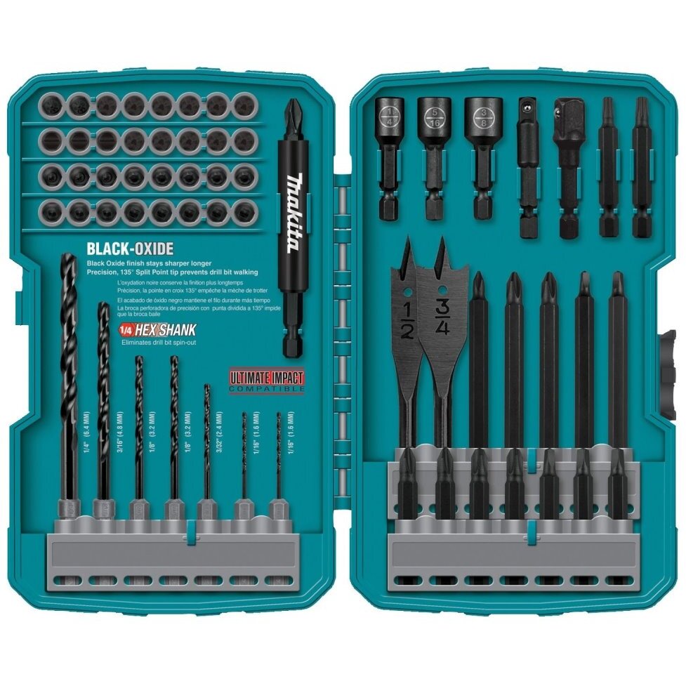 Makita T-01725 70-Piece Impact Drill-Driver Bit Set Makita T-01725 70-Piece Impact Drill-Driver Bit Set