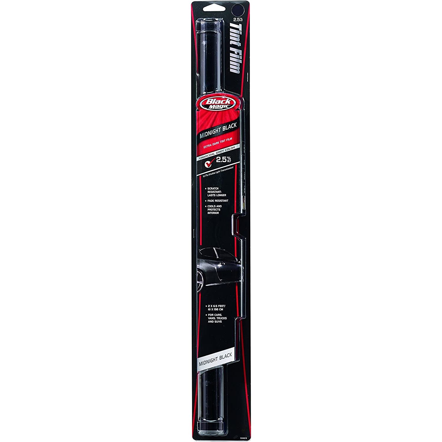 Auto Expressions 5044819  Black Magic Tint Film Midnight Black 2.5% Vlt