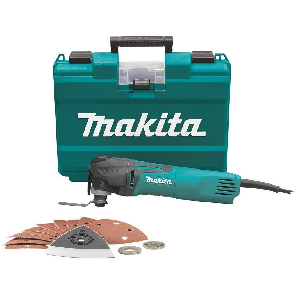 Makita TM3010CX1  Multi Tool Kit with Tool-Less Blade Change
