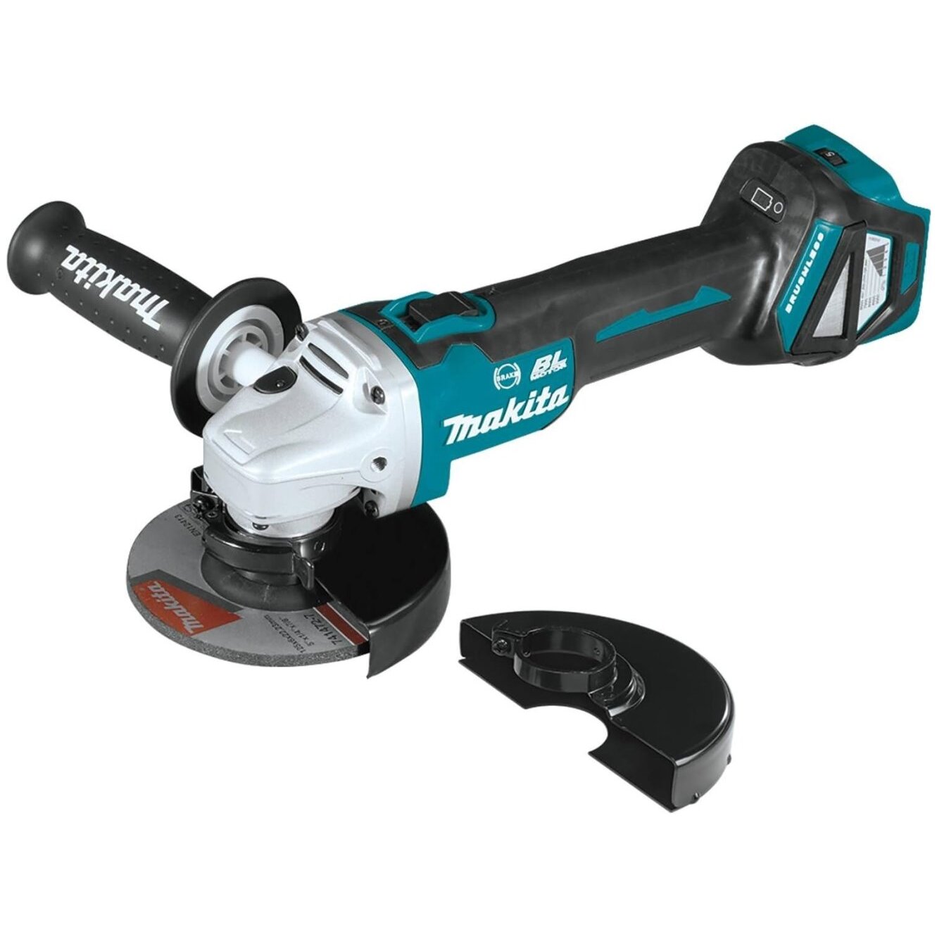 Makita XAG16Z 18V LXT Lithium-Ion Brushless Cordless 4-1/2 / 5" Cut-Off/Angle Grinder, with Electric Brake, Tool Only Makita XAG16Z 18V LXT Lithium-Ion Brushless Cordless 4-1/2 / 5" Cut-Off/Angle Grinder, with Electric Brake, Tool Only