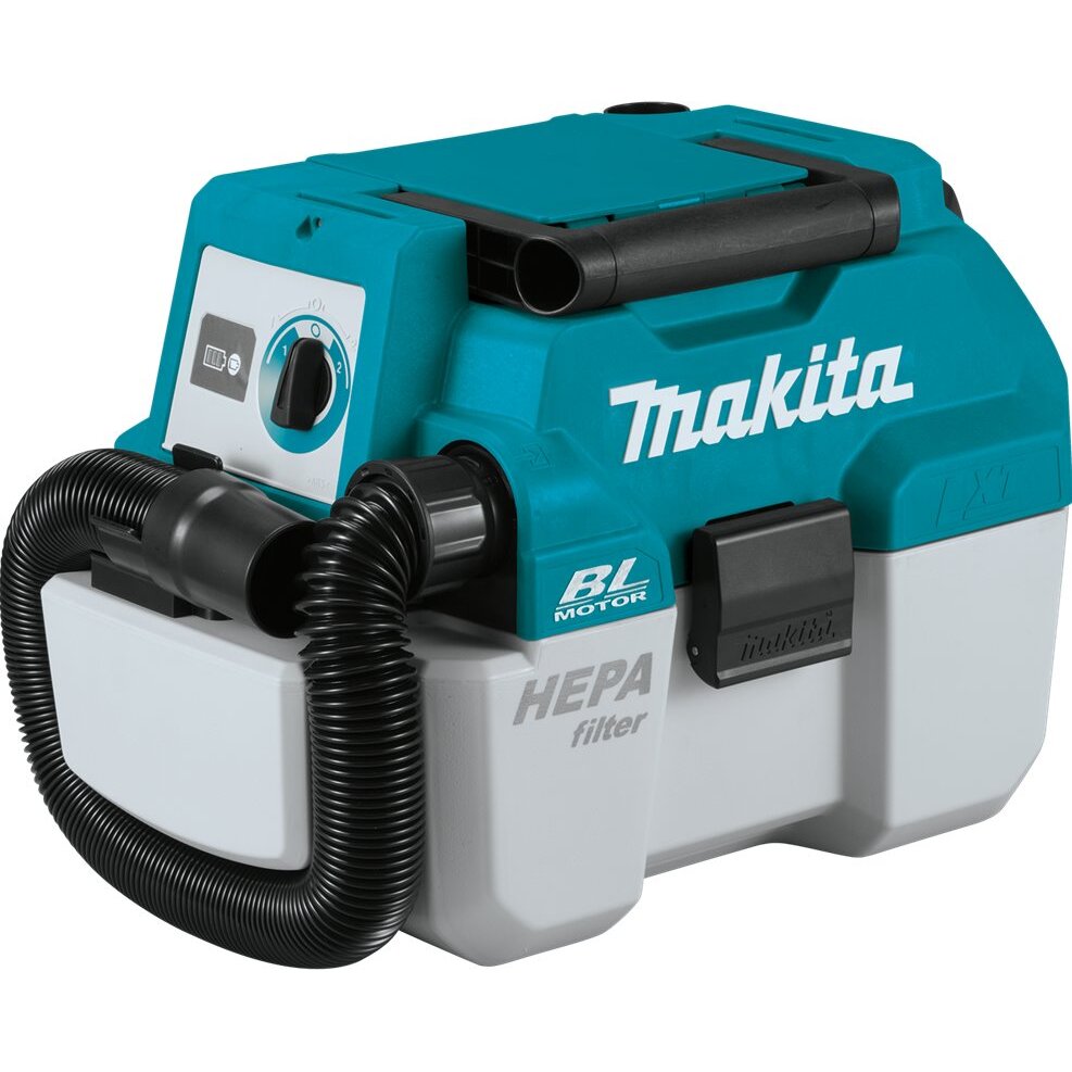 Makita XCV11Z  18V LXT Lithium-Ion Brushless Cordless 2 Gallon HEPA Filter Portable Wet/Dry Dust Extractor/Vacuum (Tool Only)