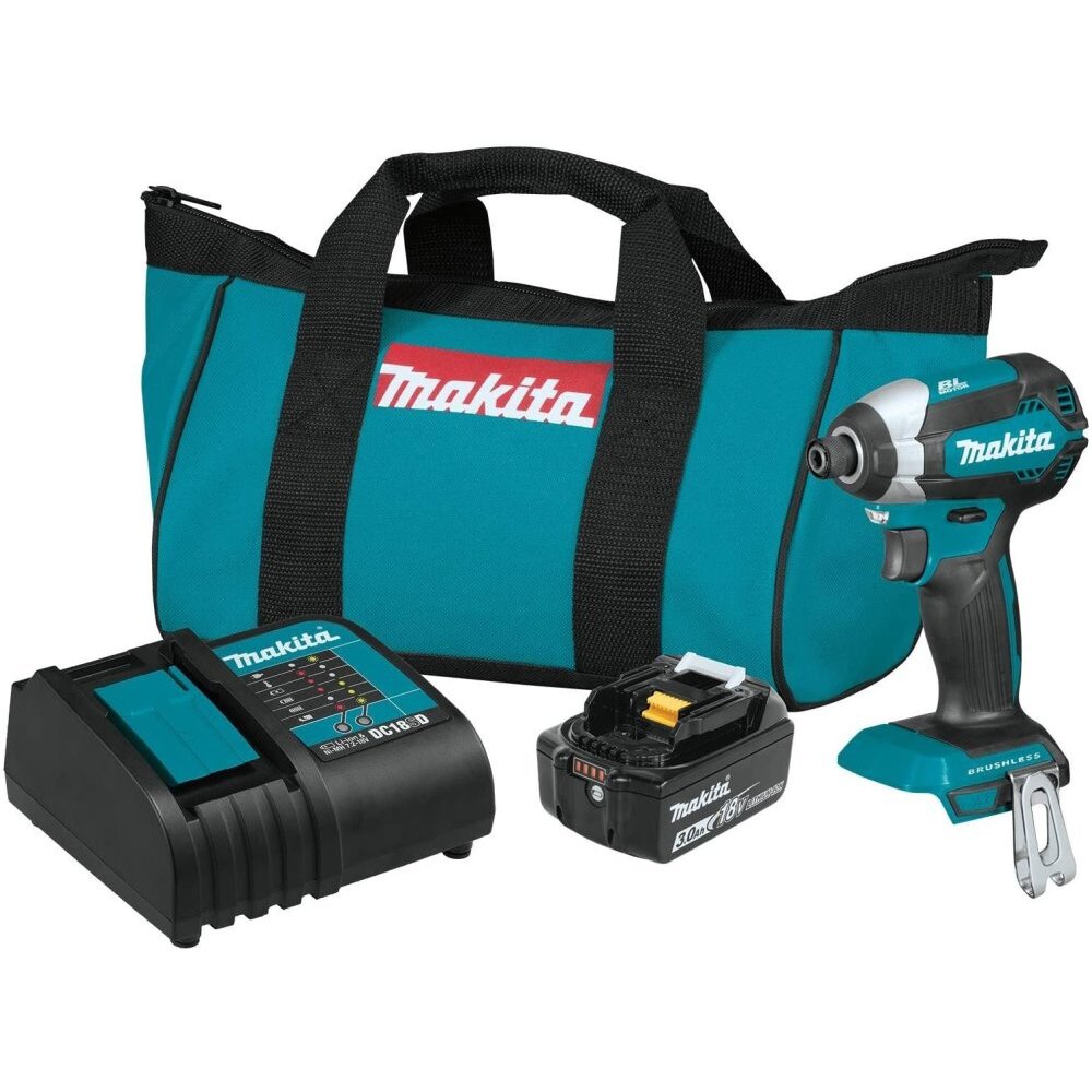 Makita XDT131  18V LXT Lithium-Ion Brushless Cordless Impact Driver Kit (3.0Ah)