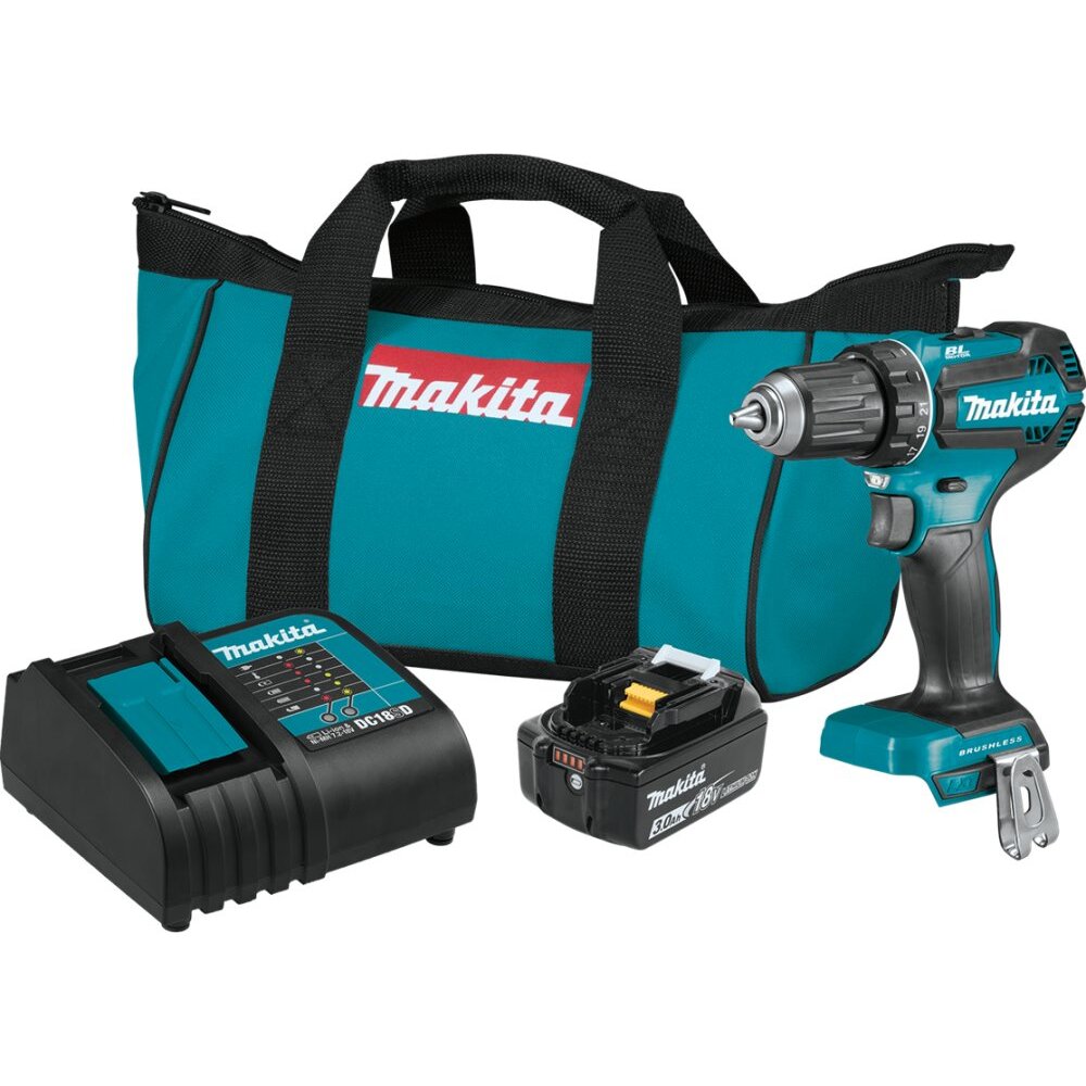 Makita XFD131  18V LXT Lithium-Ion Brushless Cordless 1/2" Driver-Drill Kit (3.0Ah)