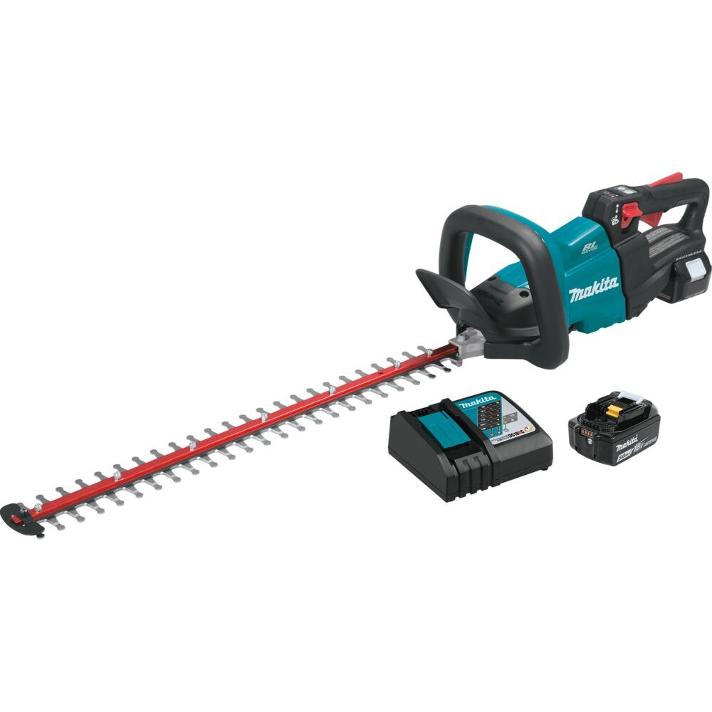 Makita XHU07T 18V LXT Lithium-Ion Brushless Cordless 24" Hedge Trimmer Kit (5.0Ah) Makita XHU07T 18V LXT Lithium-Ion Brushless Cordless 24" Hedge Trimmer Kit (5.0Ah)