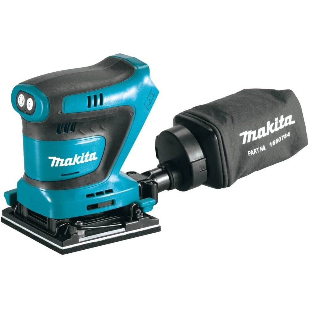 Makita XOB02Z  18V LXT Lithium-Ion Cordless 1/4 Sheet Finishing Sander, Tool Only