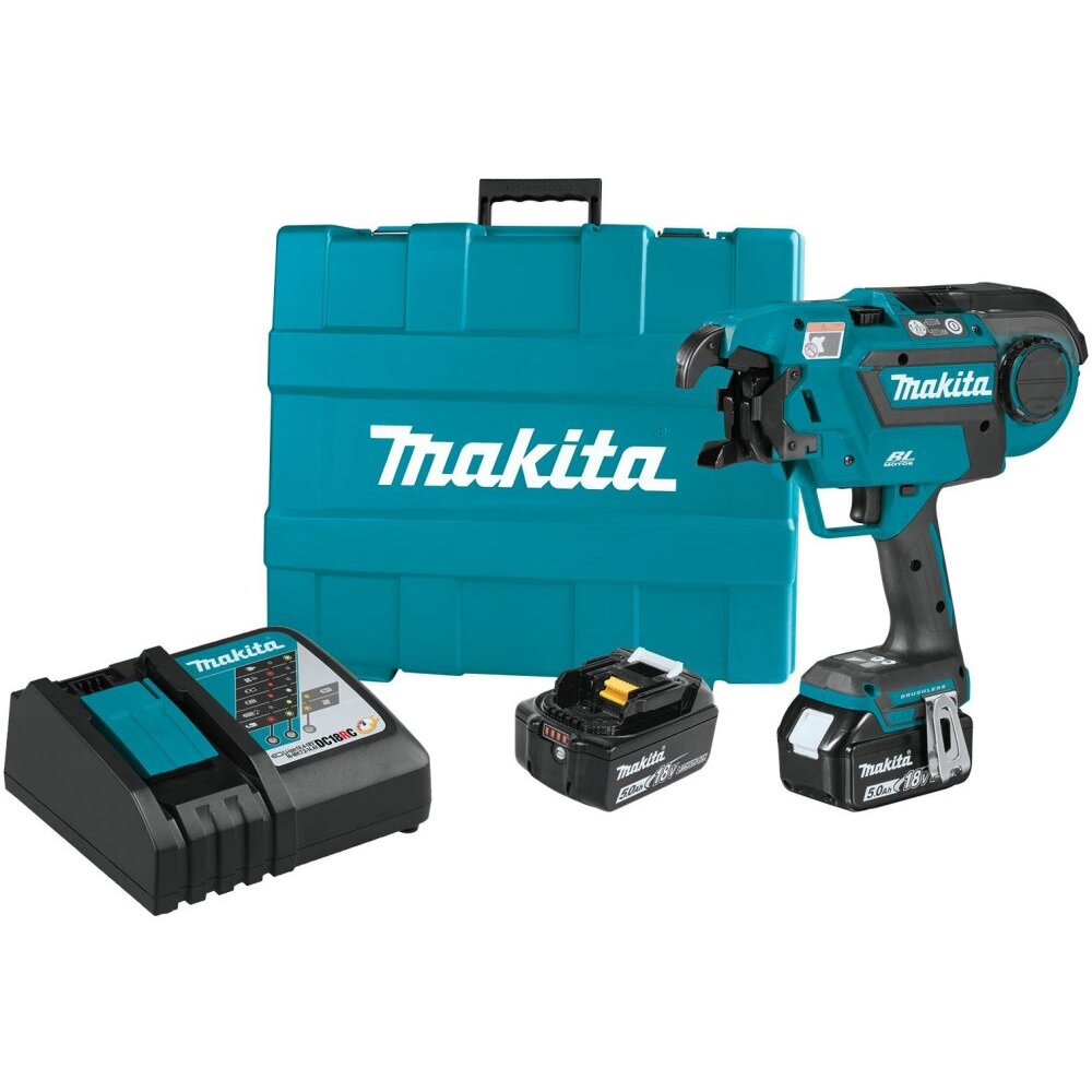 Makita XRT01TK 18V LXT Lithium-Ion Brushless Cordless Rebar Tying Tool Kit (5.0Ah) Makita XRT01TK 18V LXT Lithium-Ion Brushless Cordless Rebar Tying Tool Kit (5.0Ah)