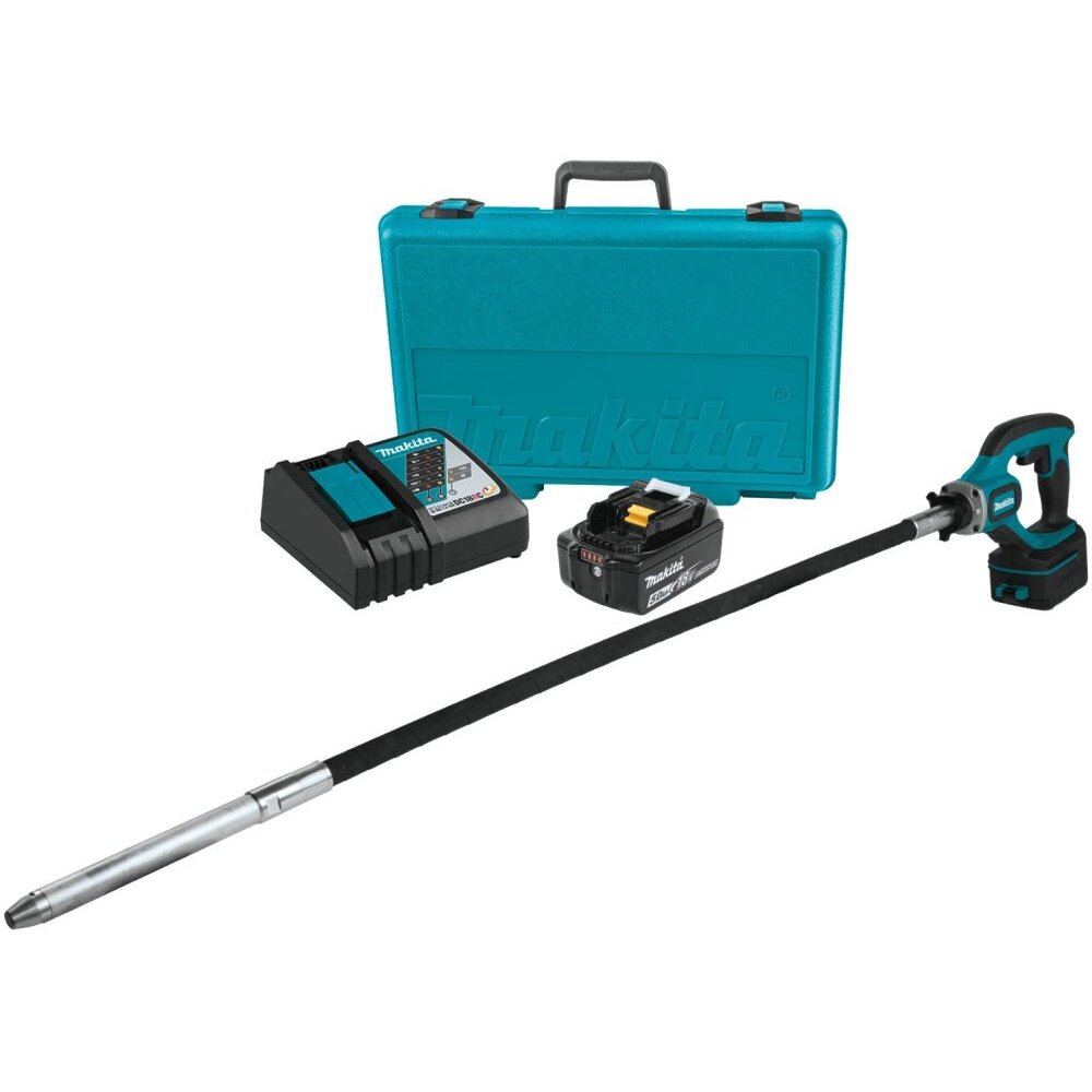 Makita XRV01T  18V LXT Lithium-Ion Cordless 4' Concrete Vibrator Kit (5.0Ah)