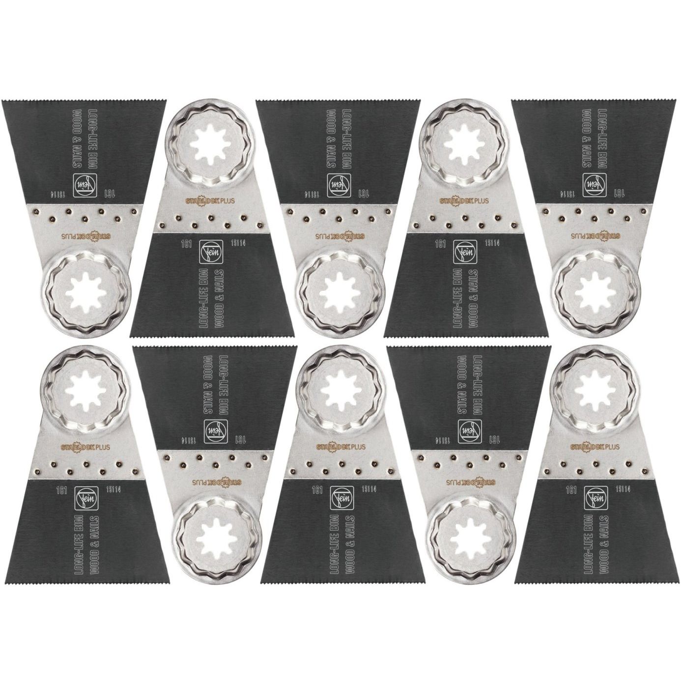 Fein 6-35-02-161-29-0 2-9/16" Long-Life E-Cut Saw Blades - 10 Per Package (63502161290) Fein 6-35-02-161-29-0 2-9/16" Long-Life E-Cut Saw Blades - 10 Per Package (63502161290)