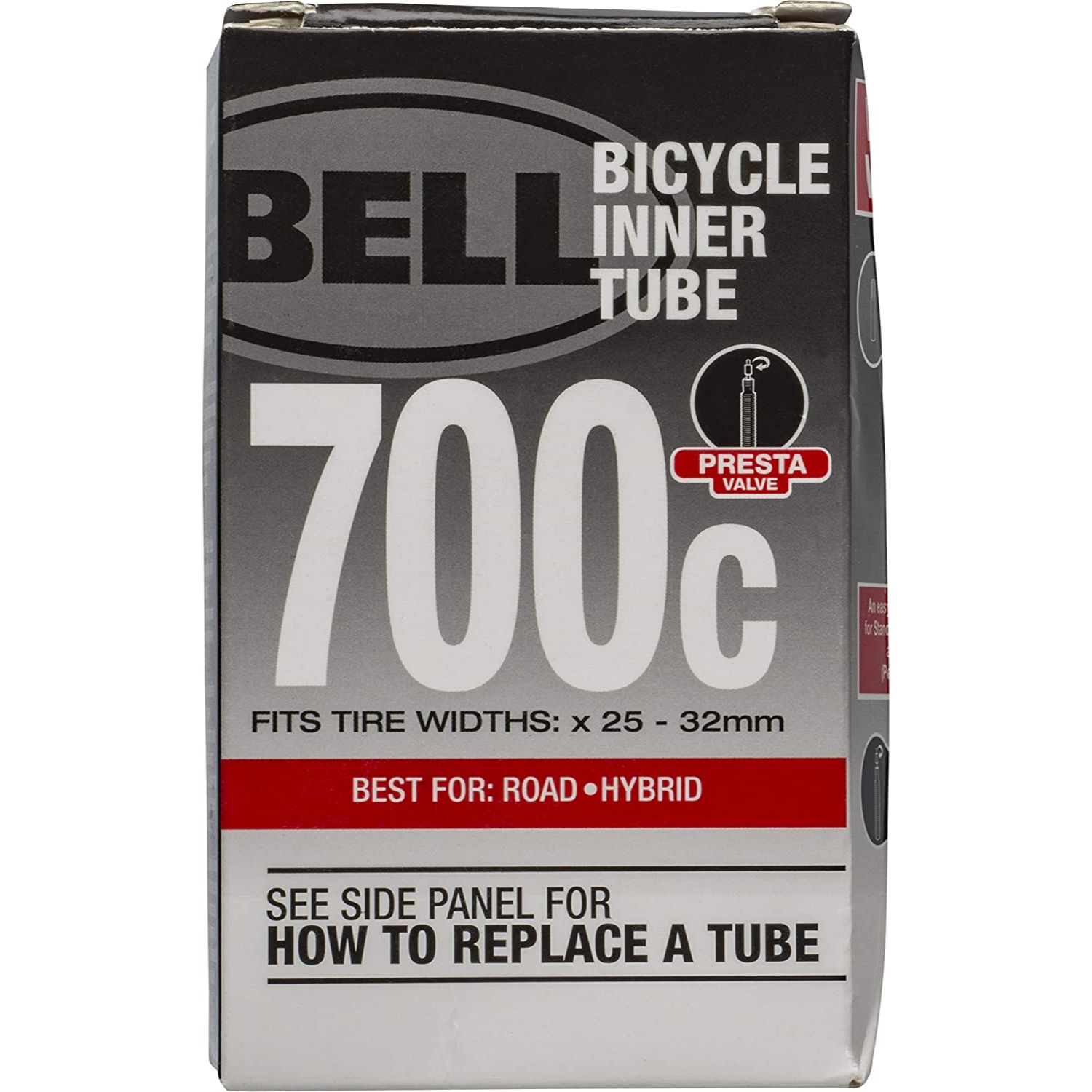 Bell 7109089 Bike Inner Tube with Presta Valve 700c x 25-32mm Bell 7109089 Bike Inner Tube with Presta Valve 700c x 25-32mm