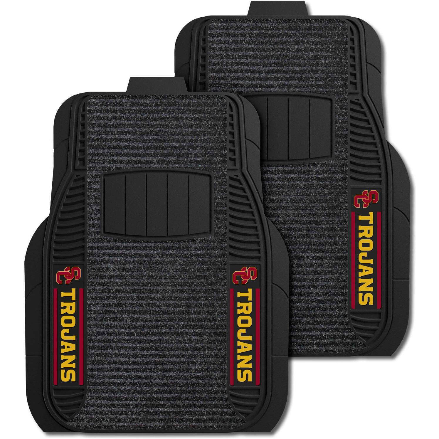 Fanmats 13822 USC - Southern Cal Trojans 21" x 27" Deluxe Car Mat Set Fanmats 13822 USC - Southern Cal Trojans 21" x 27" Deluxe Car Mat Set
