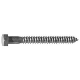 Brighton-Best  1/4" x 4-1/2" Hex Head Lag Screws Hot Dip Galvanized - 50 per Box (487167)