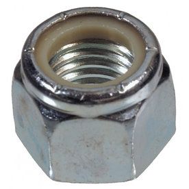 Brighton-Best  1/4"-20 NC Grade A Nylon Insert Locknuts Zinc Plated - 100 per Box (305164)