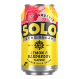 Solo Lemon Raspberry Zero Sugar 375mL Cans 10 Pack